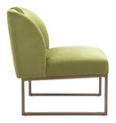 Zuo Modern Sante Fe Accent Chair in Brown/Olive Green