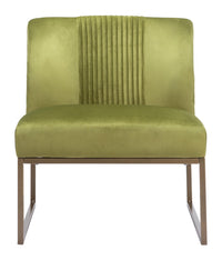 Zuo Modern Sante Fe Accent Chair in Brown/Olive Green