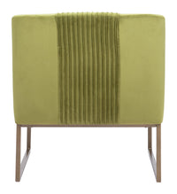 Zuo Modern Sante Fe Accent Chair in Brown/Olive Green