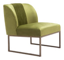 Zuo Modern Sante Fe Accent Chair in Brown/Olive Green
