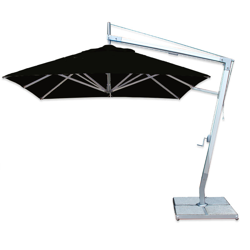 Bambrella Santa Ana 2.6m Square Side Wind Aluminum Cantilever Umbrella
