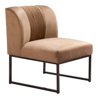 Zuo Modern Sante Fe Accent Chair in Brown/Olive Green