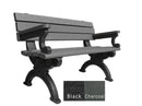 Polly Products Silhouette Backed Bench With Arm