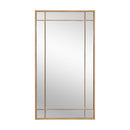 Sunpan Pasadena Floor Mirror Black / Brass