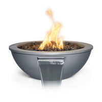 The Outdoor Plus 27" Sedona Powder Coated Fire and Water Bowl