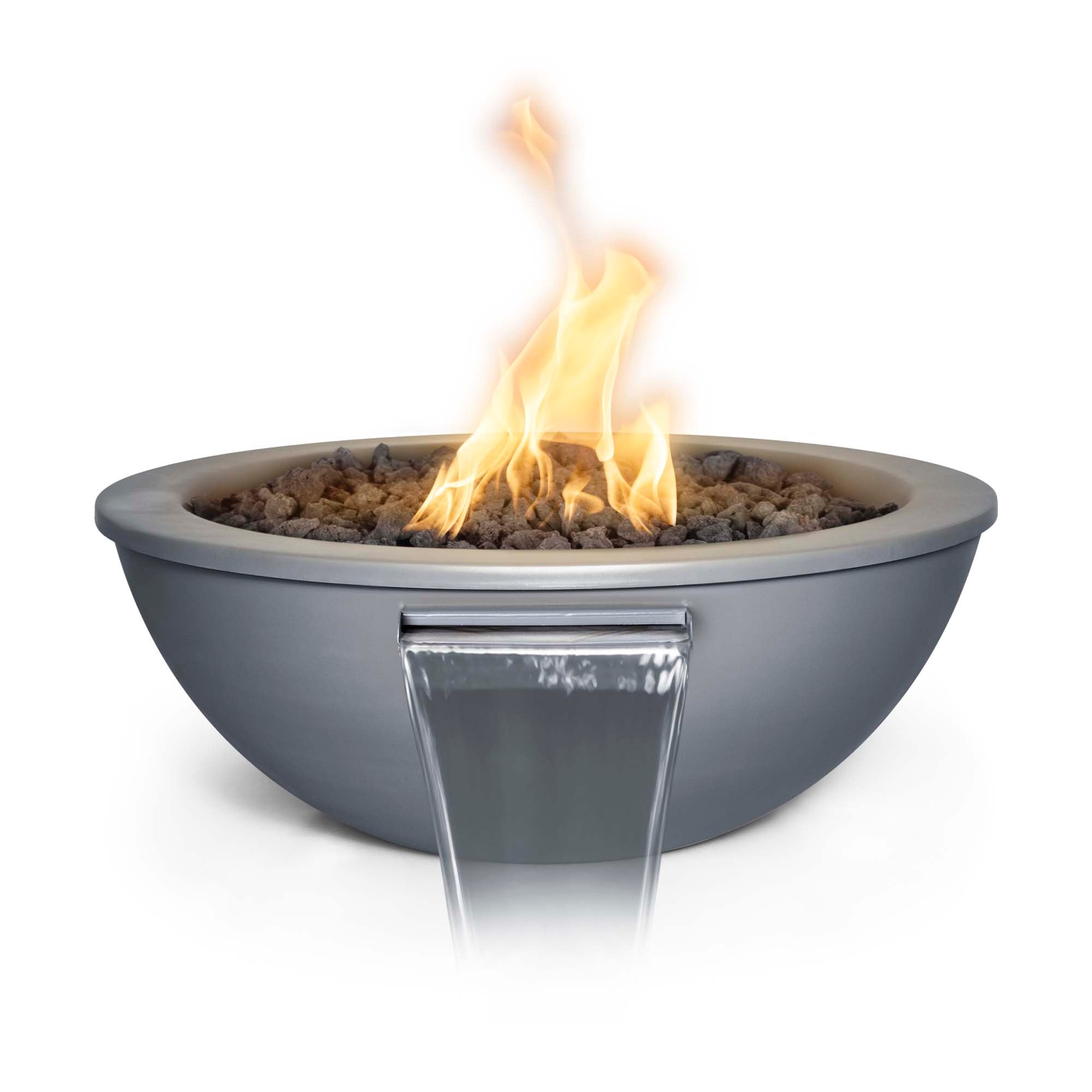 The Outdoor Plus 27" Sedona Powder Coated Fire and Water Bowl