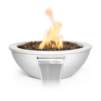 The Outdoor Plus 27" Sedona Powder Coated Fire and Water Bowl