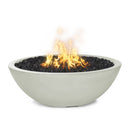 The Outdoor Plus 48" Sedona Concrete Narrow Ledge Fire Pit - Match Lit