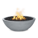 The Outdoor Plus 48" Sedona Concrete Narrow Ledge Fire Pit - Match Lit