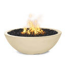 The Outdoor Plus 48" Sedona Concrete Narrow Ledge Fire Pit - Match Lit