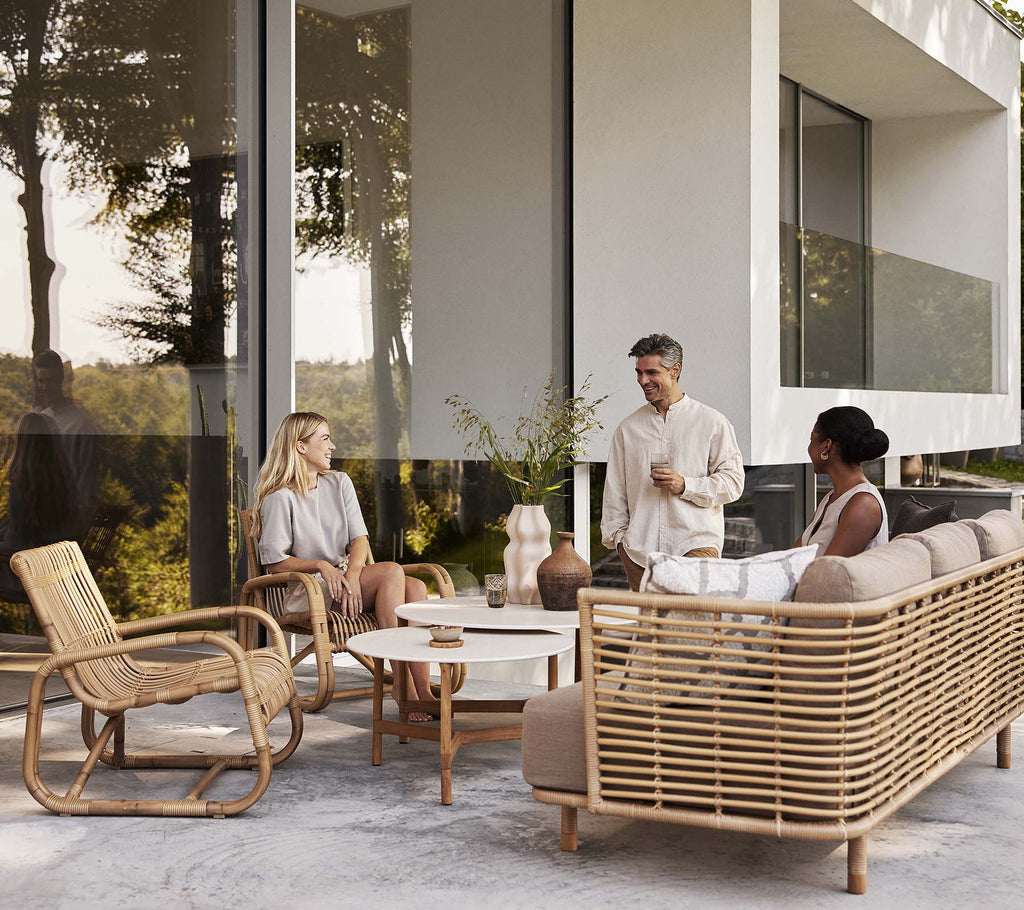 Cane-Line Curve lounge chair OUTDOOR