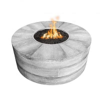 The Outdoor Plus Sequoia Wood Grain Fire Pit
