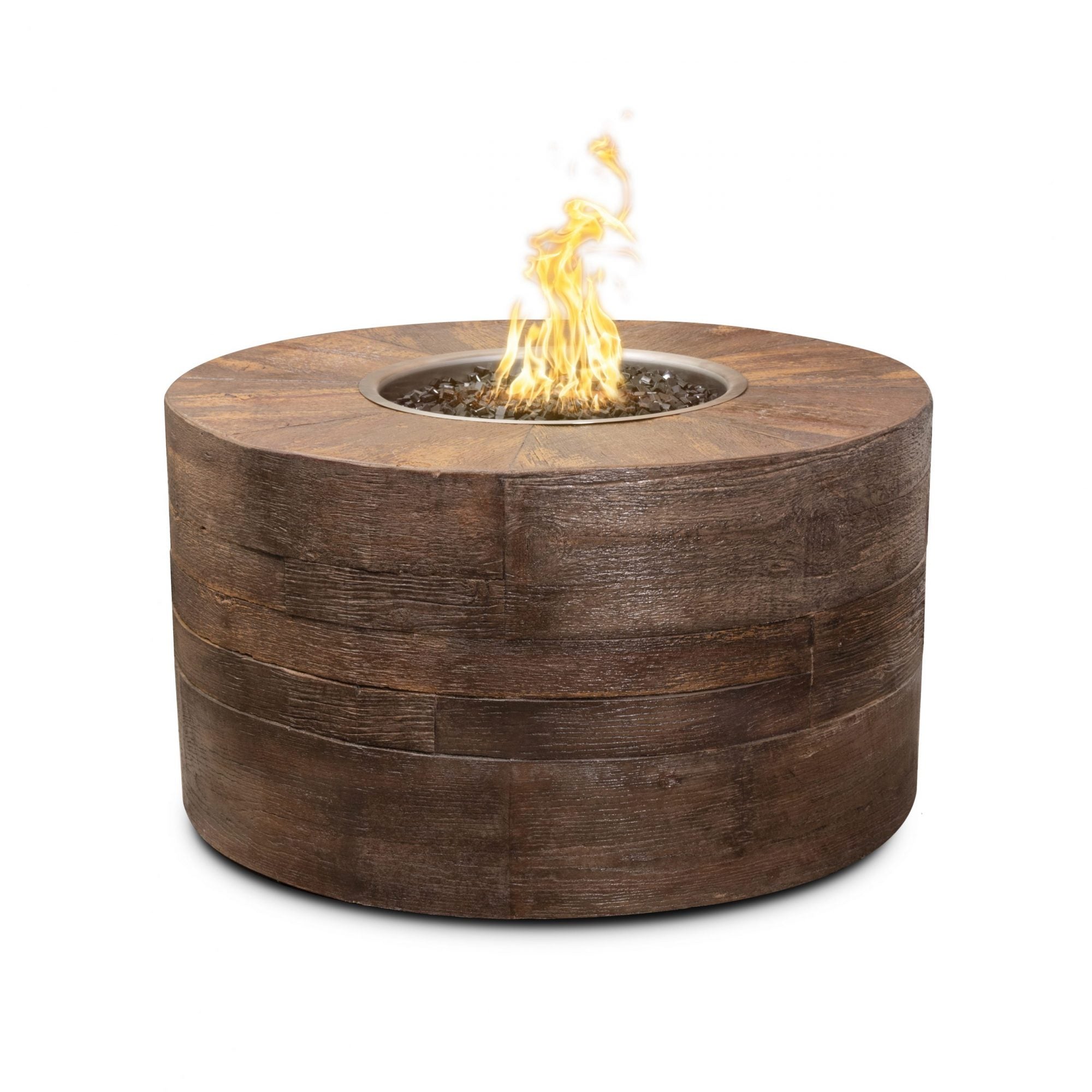 The Outdoor Plus Sequoia Wood Grain Fire Pit