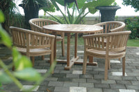 Anderson Teak Tosca 5-Pieces Dining Table Set