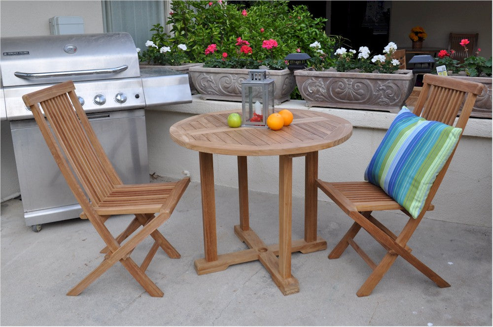 Anderson Teak Montage Bristol 3-Pieces Dining Set