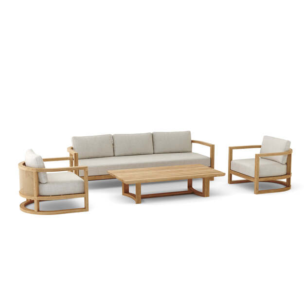 Anderson Teak 4-pc Junus Deep Seating Set