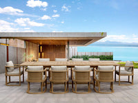 Anderson Teak 11-pc Junus Extension Dining Table Set
