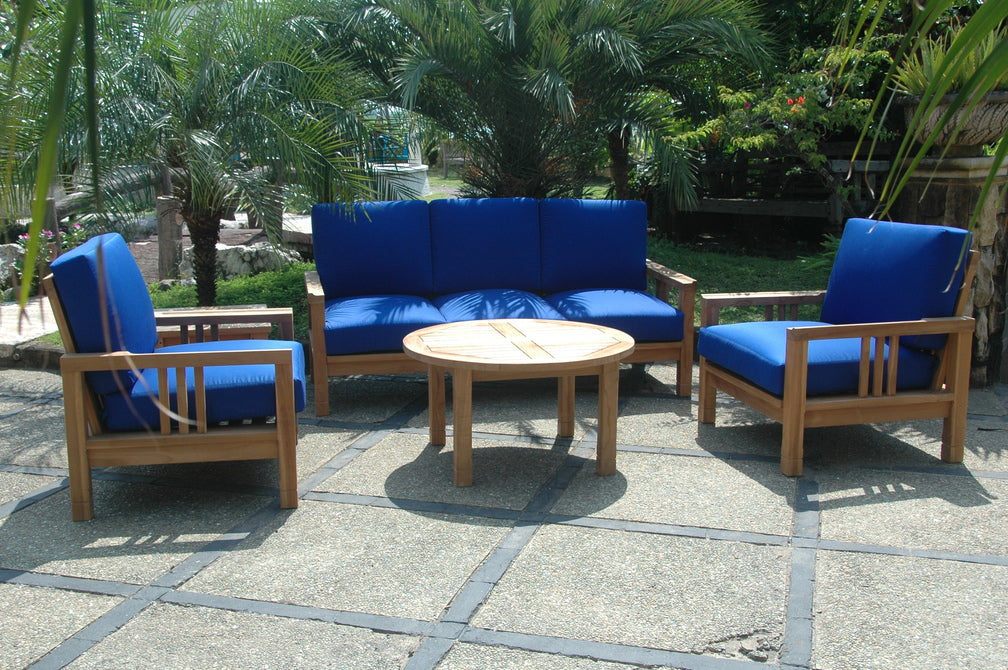 Anderson Teak SouthBay Deep Seating 5-Pieces Conversation Set C