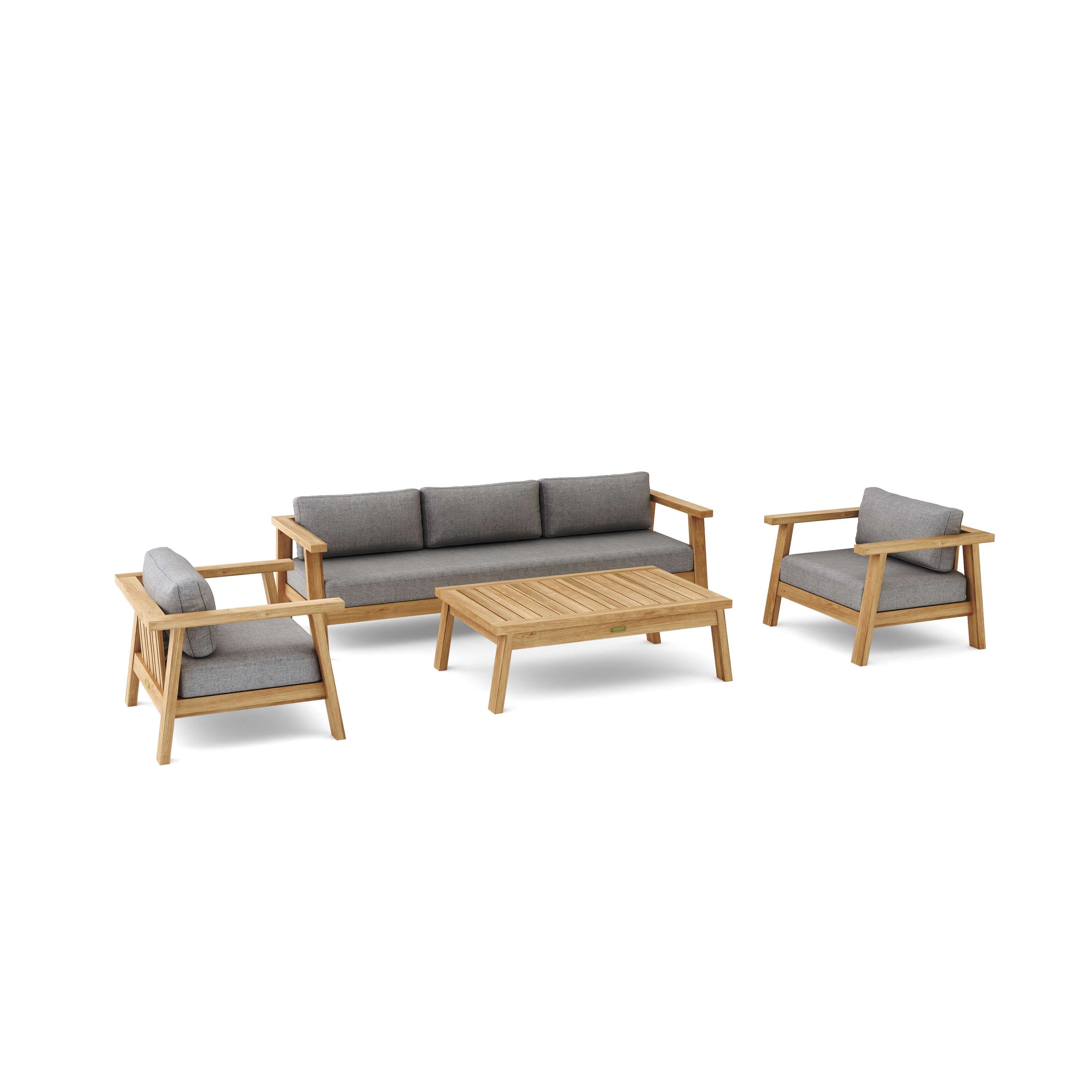 Anderson Teak 4-pc Palermo Deep Seating - SET-321