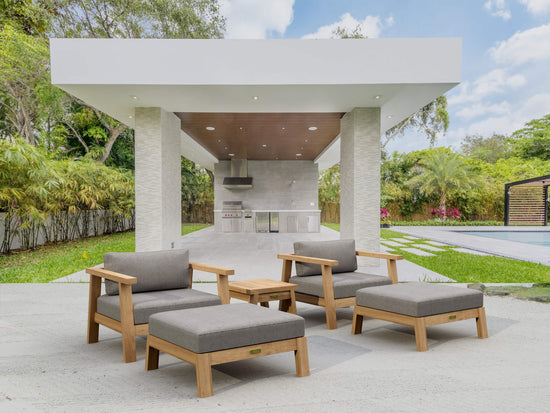Anderson Teak 4-pc Palermo Deep Seating - SET-323