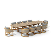 Anderson Teak 11-pc Catania Dining Set