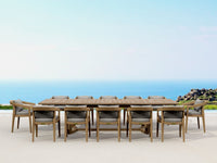 Anderson Teak 13-pc Toscana Extension Dining Table Set