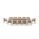 Anderson Teak 13-pc Toscana Extension Dining Table Set