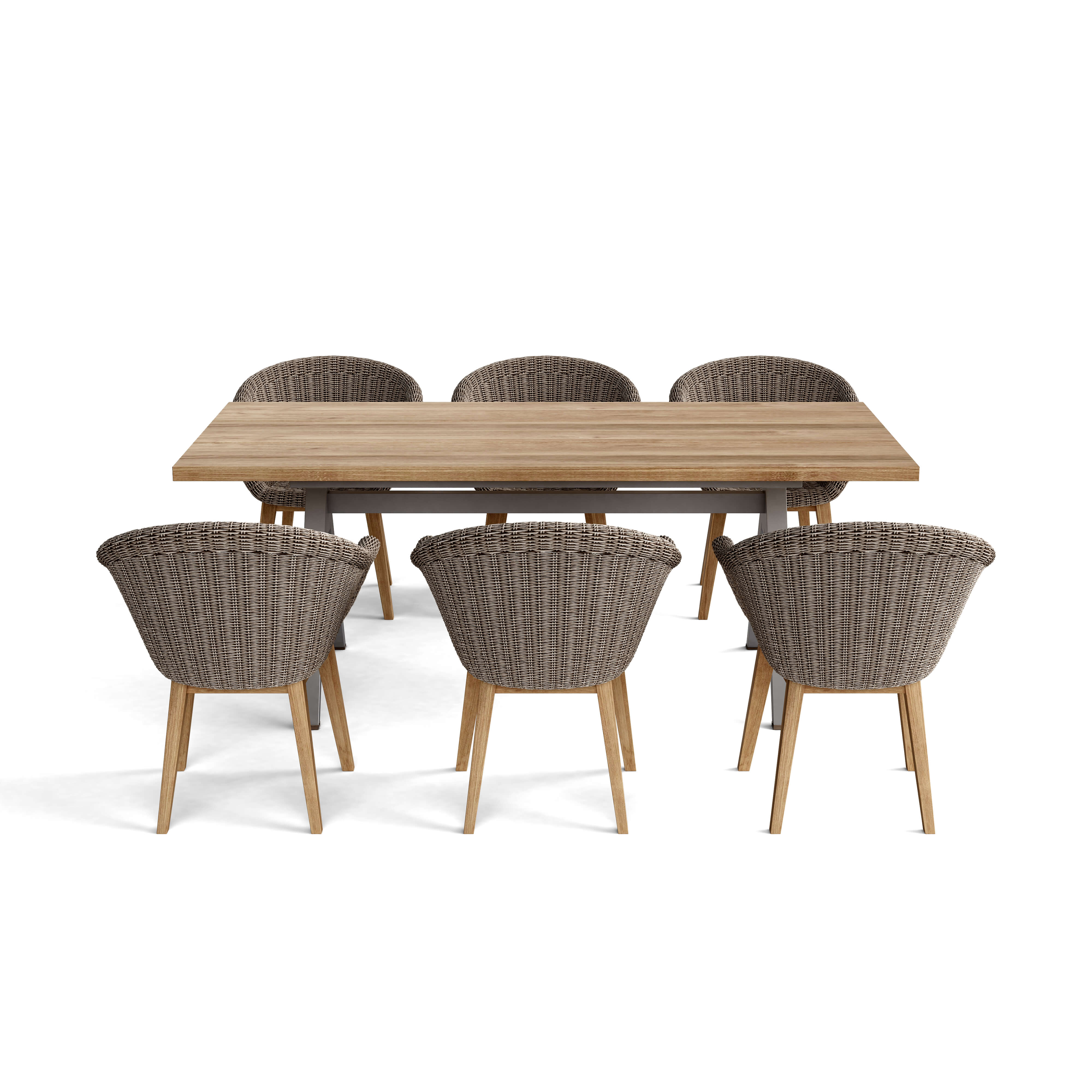 Anderson Teak 7-pc Alura Padua Dining Table Set
