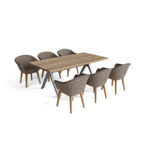 Anderson Teak 7-pc Alura Padua Dining Table Set