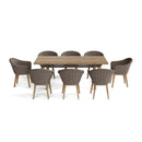 Anderson Teak 9-pc Alura Padua Dining Table Set