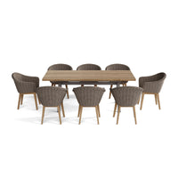 Anderson Teak 9-pc Alura Padua Dining Table Set