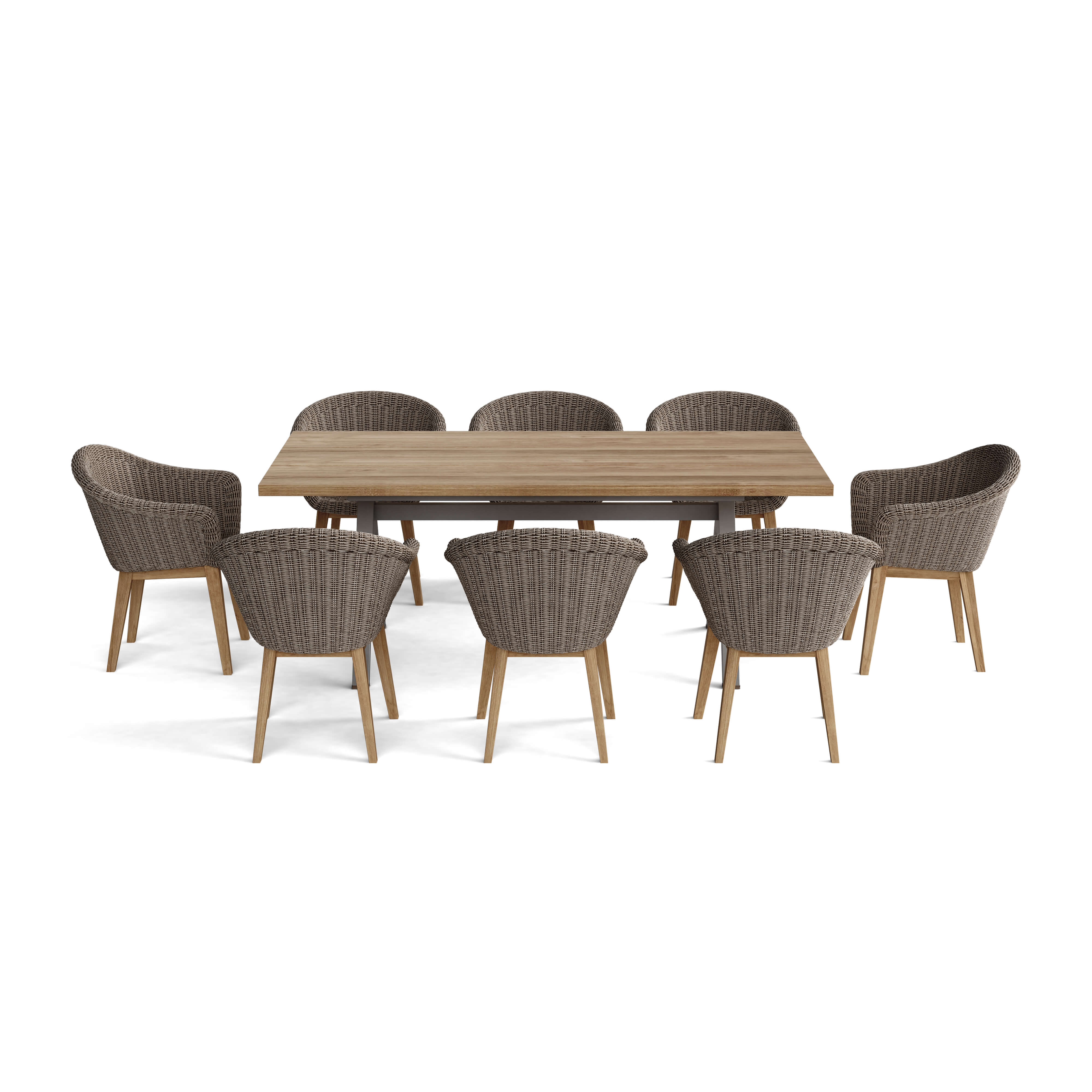 Anderson Teak 9-pc Alura Padua Dining Table Set