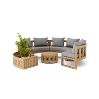 Anderson Teak Circular Modular Deep Seating Set - SET-808