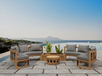 Anderson Teak Circular Modular Deep Seating Set - SET-809