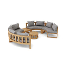 Anderson Teak Circular Modular Deep Seating Set - SET-811