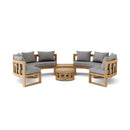 Anderson Teak Circular Modular Deep Seating Set - SET-811