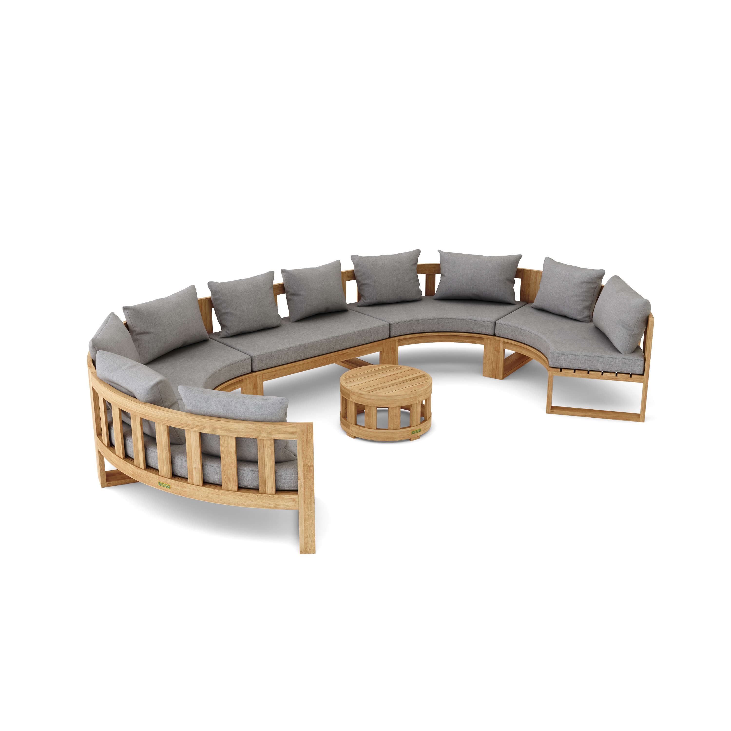 Anderson Teak Circular Modular Deep Seating Set - SET-812