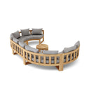 Anderson Teak Circular Modular Deep Seating Set - SET-812