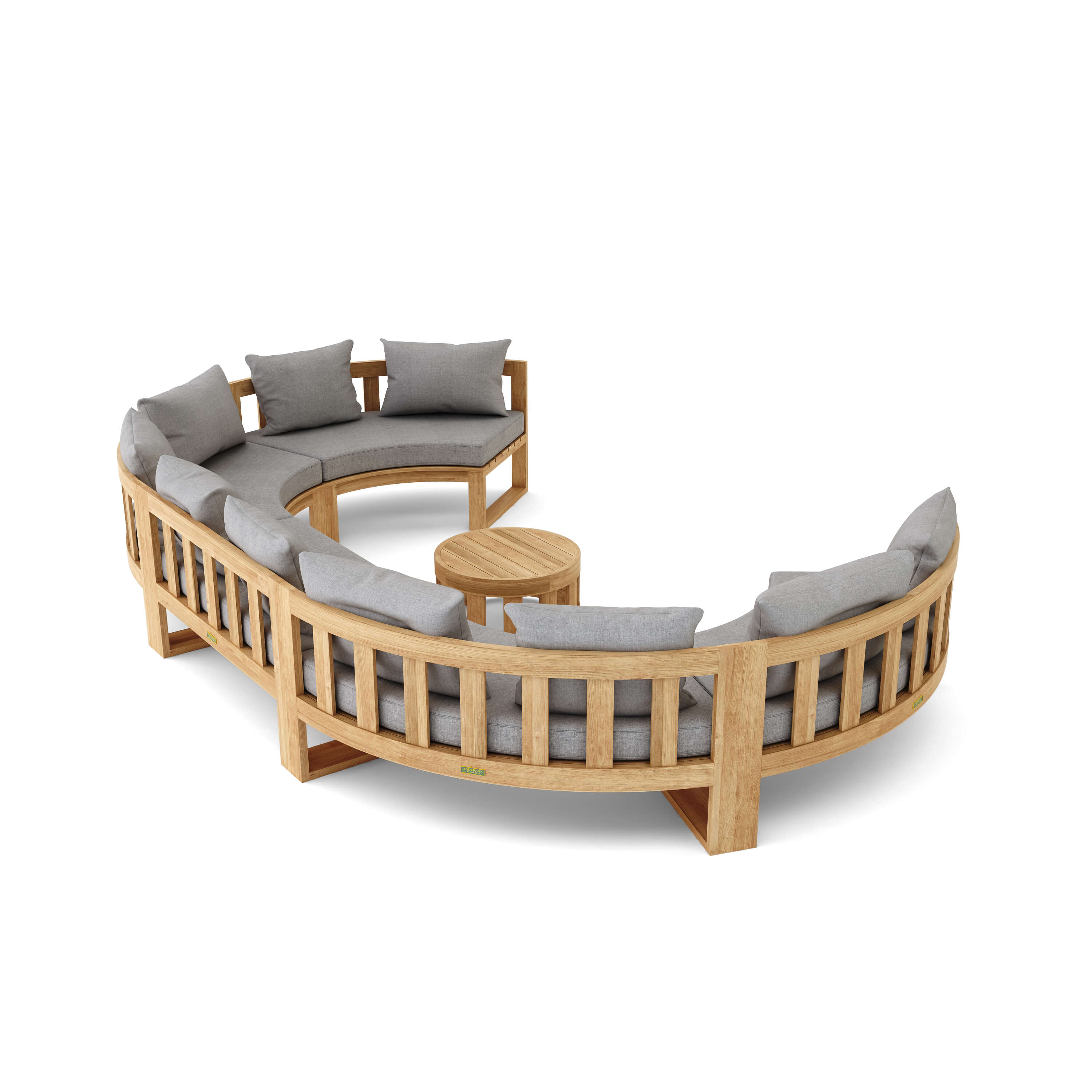 Anderson Teak Circular Modular Deep Seating Set - SET-812