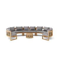 Anderson Teak Circular Modular Deep Seating Set - SET-812