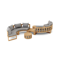 Anderson Teak Circular Modular Deep Seating Set - SET-813