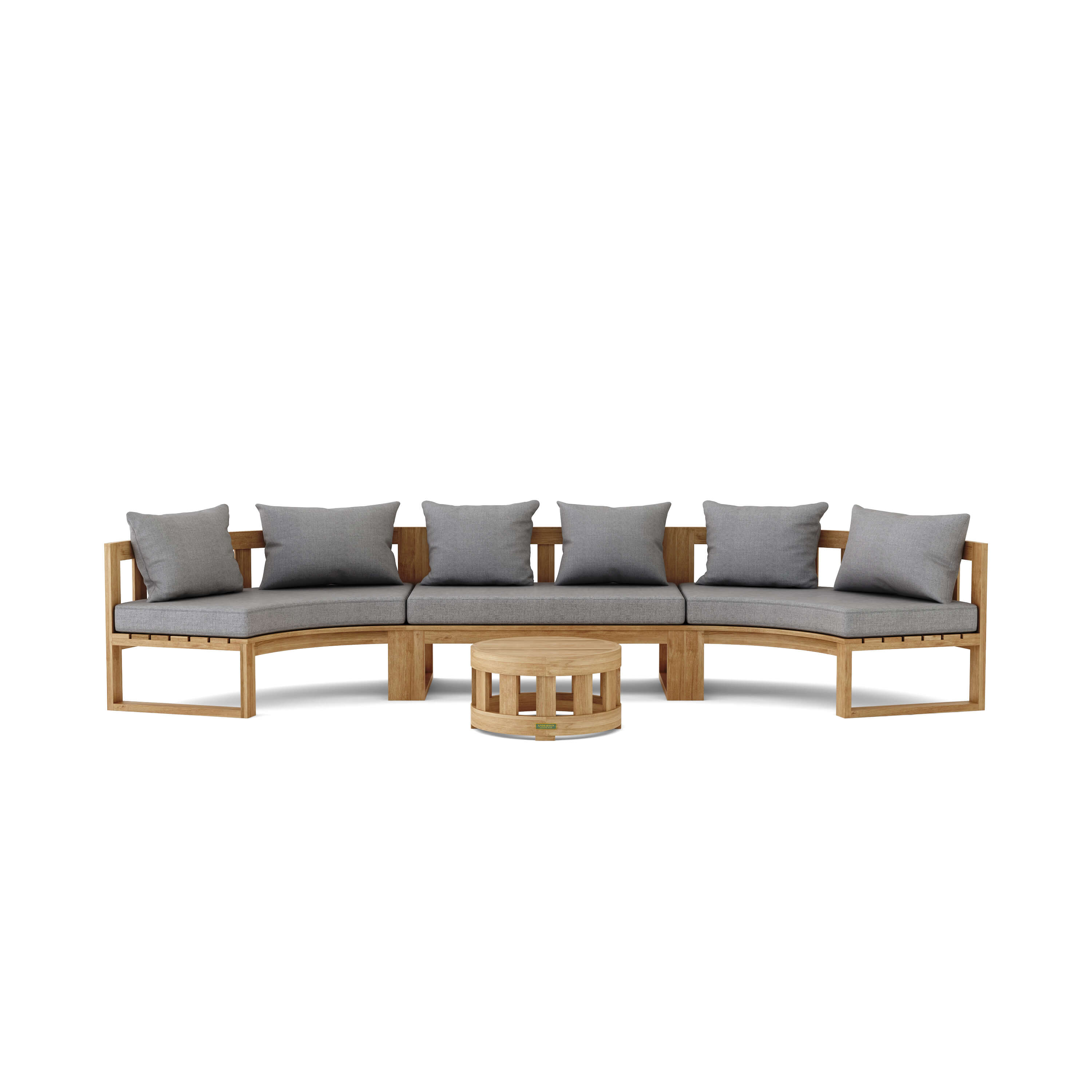 Anderson Teak Circular Modular Deep Seating Set - SET-814