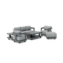 Anderson Teak AL 6-pc Granada Aluminum Deep Seating