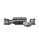 Anderson Teak AL 6-pc Granada Aluminum Deep Seating