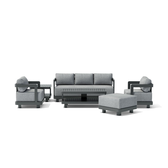 Anderson Teak AL 6-pc Granada Aluminum Deep Seating