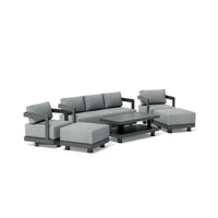 Anderson Teak SET-903-AL 6-pc Granada Aluminum Deep Seating
