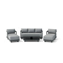Anderson Teak SET-903-AL 6-pc Granada Aluminum Deep Seating