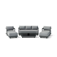 Anderson Teak SET-903-AL 6-pc Granada Aluminum Deep Seating