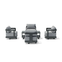 Anderson Teak SET-904-AL 5-pc Granada Aluminum Deep Seating