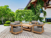 Anderson Teak 5-pc Granada Deep Seating - SET-904